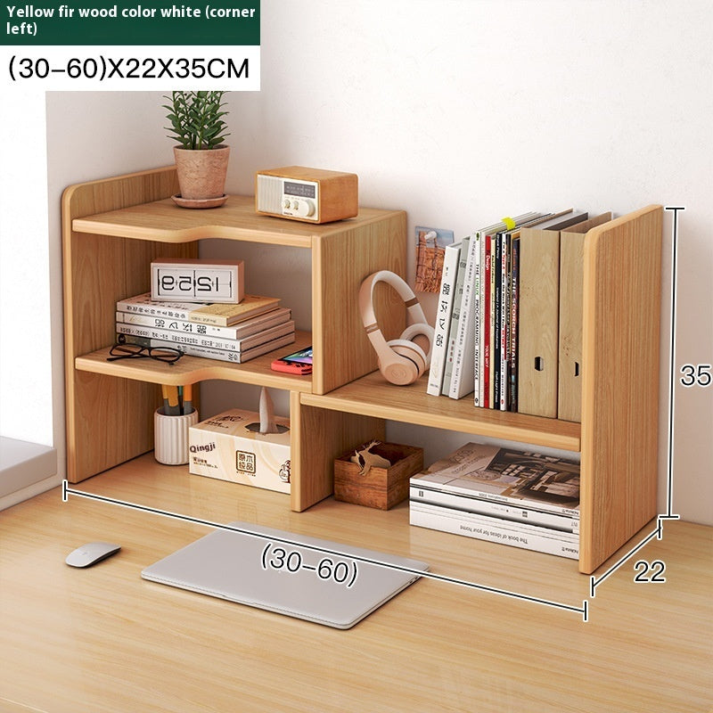 desktop multifunctional storage and bookshelf