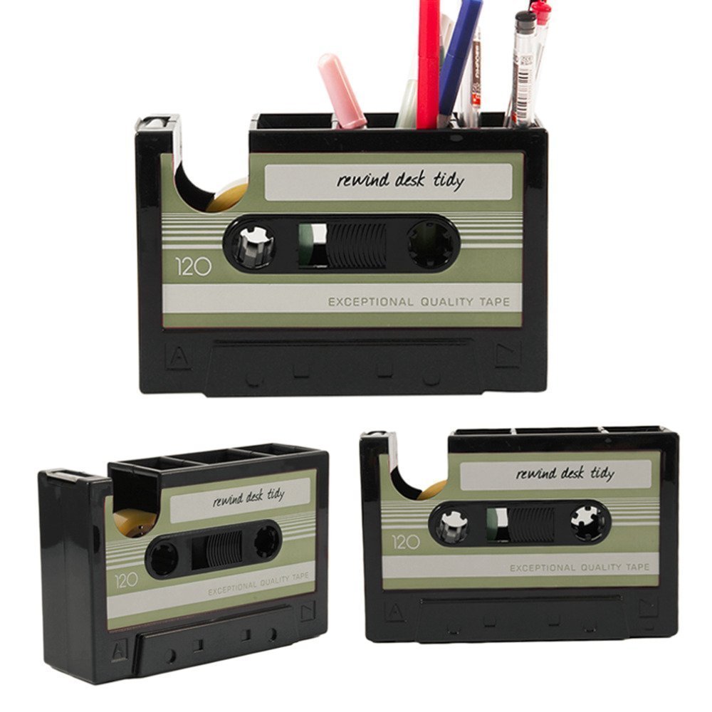 Cassette Tape Dispenser Pen Holder - McRick Shop