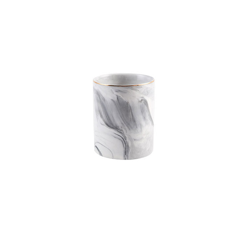 Marbled ceramic pen holder - McRick Shop