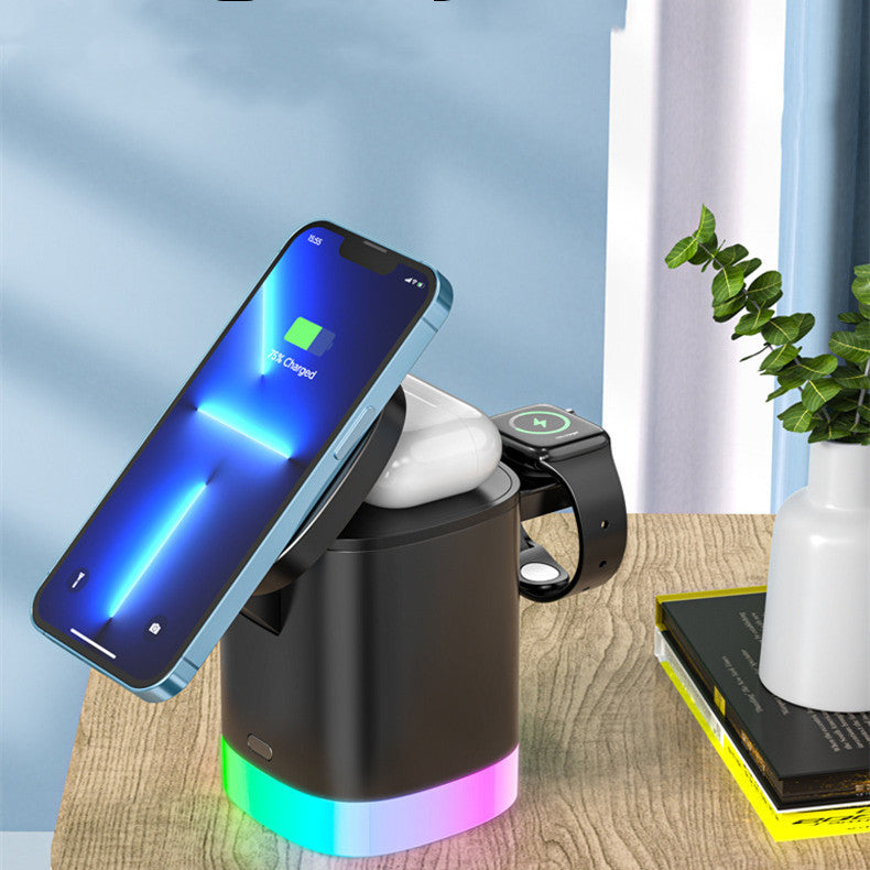 3 in 1 RGB magnetic wireless fast charger - McRick Shop