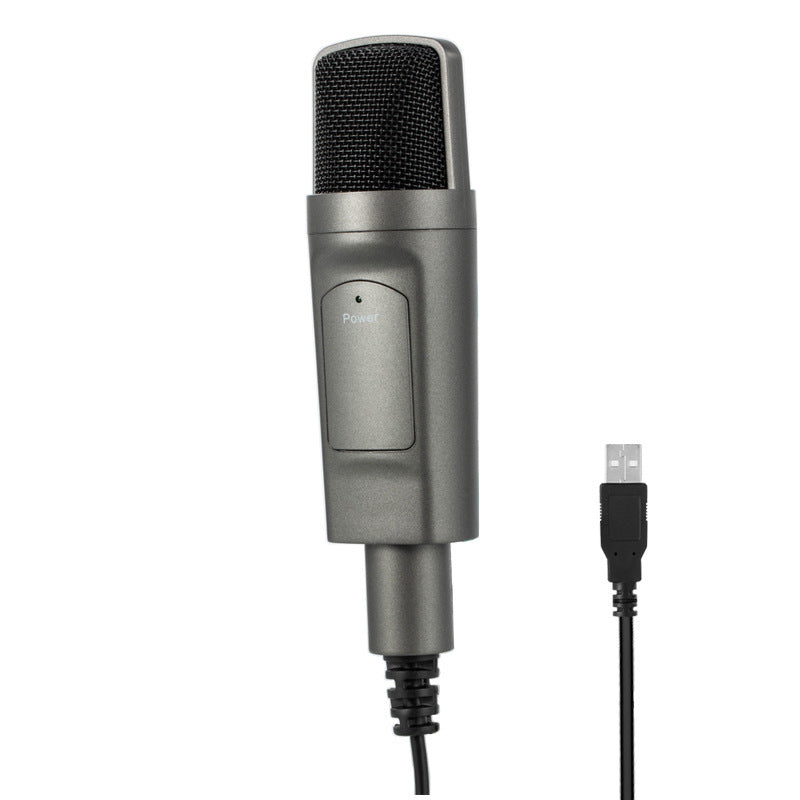 USB Condenser Microphone Computer Desktop Live Recording Wired Microphone - McRick Shop