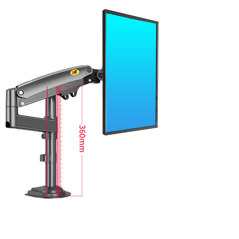 F80 Computer Monitor Stand Desktop Lcd Dual Screen Telescopic Rotating Lifting Desktop Shelf F100A - McRick Shop