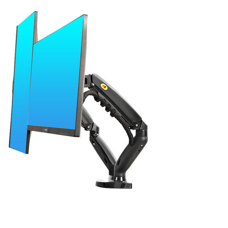 F80 Computer Monitor Stand Desktop Lcd Dual Screen Telescopic Rotating Lifting Desktop Shelf F100A - McRick Shop