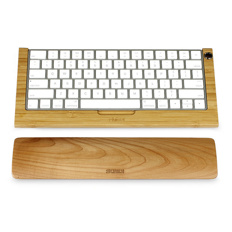 Wrist Pads Keyboard Pads Wooden Hand Pads Keyboard And Mouse Wrist Pads One-Handed Support - McRick Shop