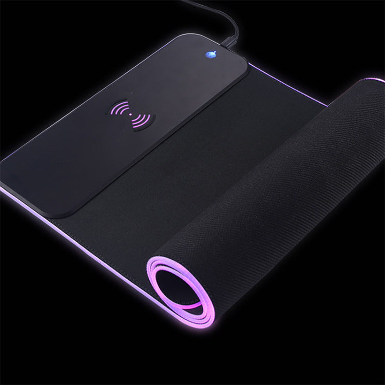 Wireless Charging Mouse Pad 10W Fast Charging Colorful Luminous Mouse Pad Super Large Gaming Mouse Pad - McRick Shop