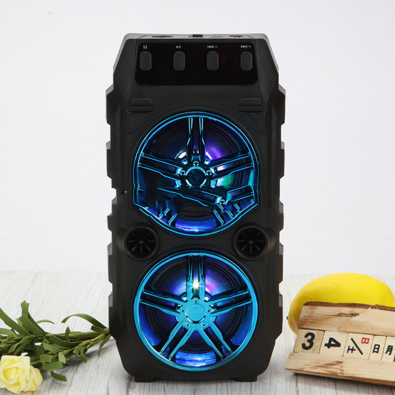 Wireless Bluetooth Speaker Dual Speakers Outdoor Portable Loud Speaker - McRick Shop