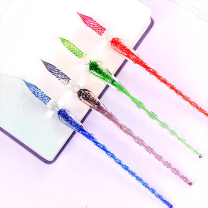 Luminous Glass Crystal Dip Pen - McRick Shop