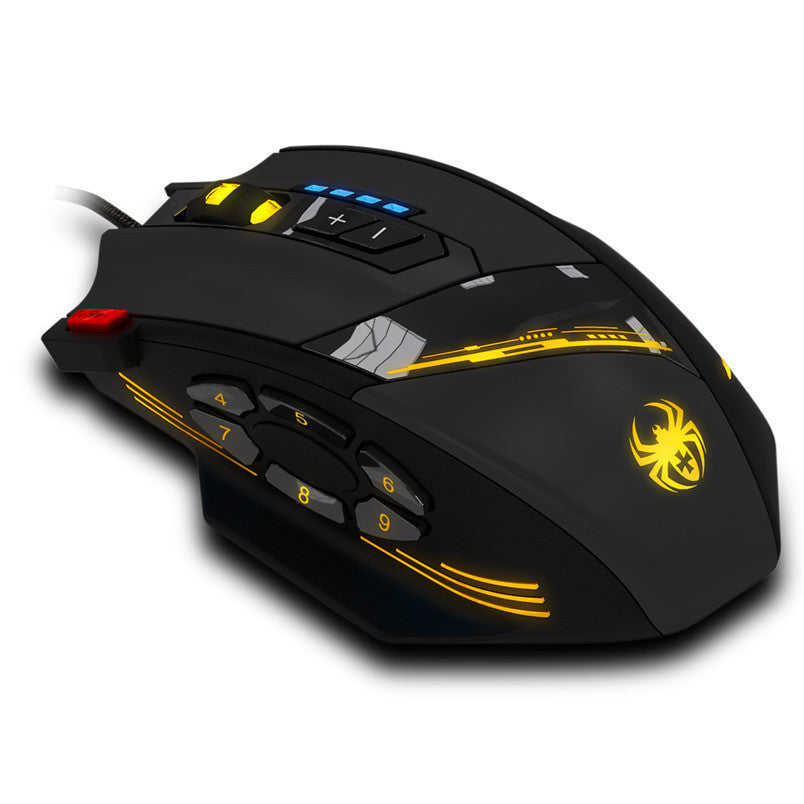 Reliable Hotselling Gaming Mouse Zelotes C-12 Programmable B - McRick Shop