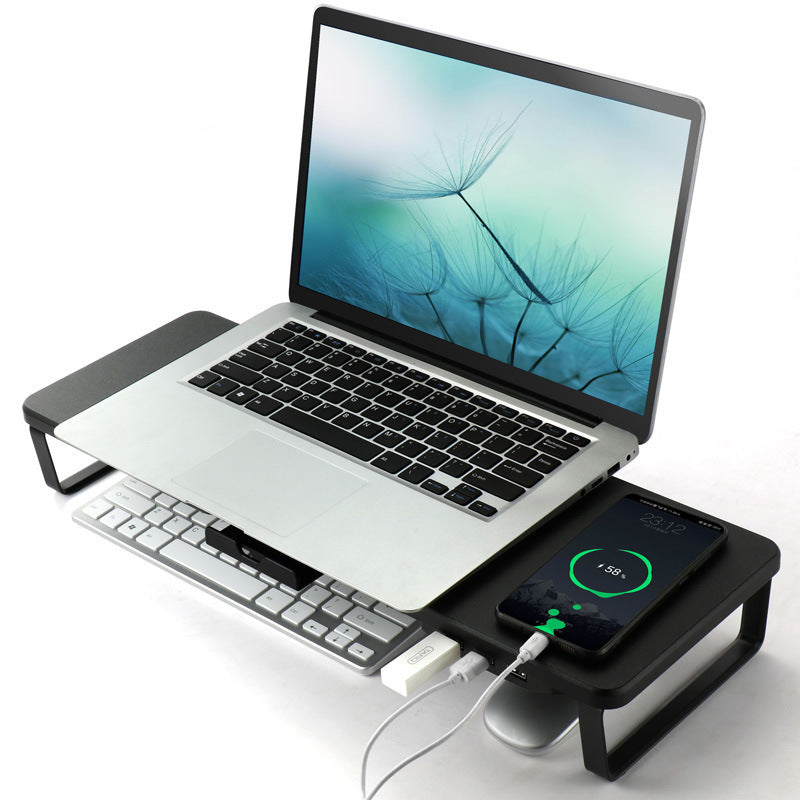 Monitor Lift Stand Laptop Stand Mobile Phone Charging - McRick Shop