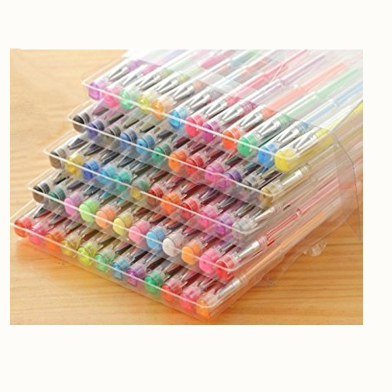 Color Gel Pen Watercolor Pen 100 Color Set Highlighter Pen - McRick Shop