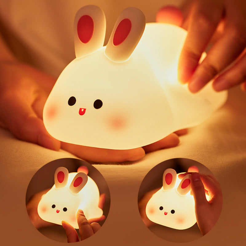 Big Face Bunny Silicone Lamp