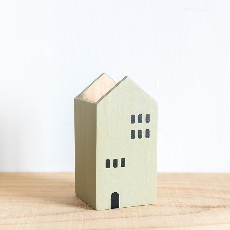 cute wooden Pen Holder - McRick Shop