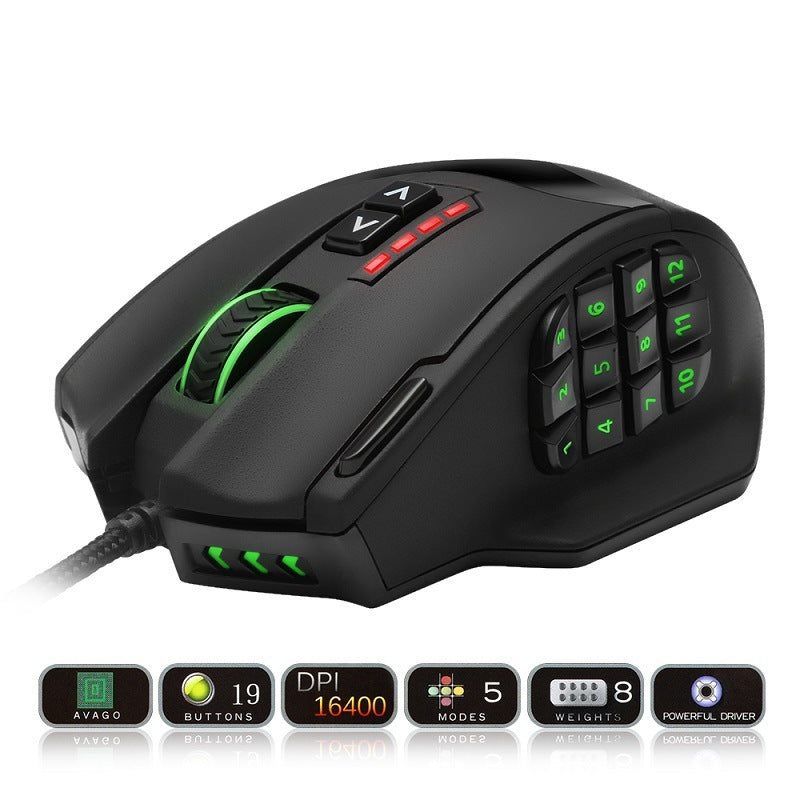 RGB backlit gaming mouse - McRick Shop