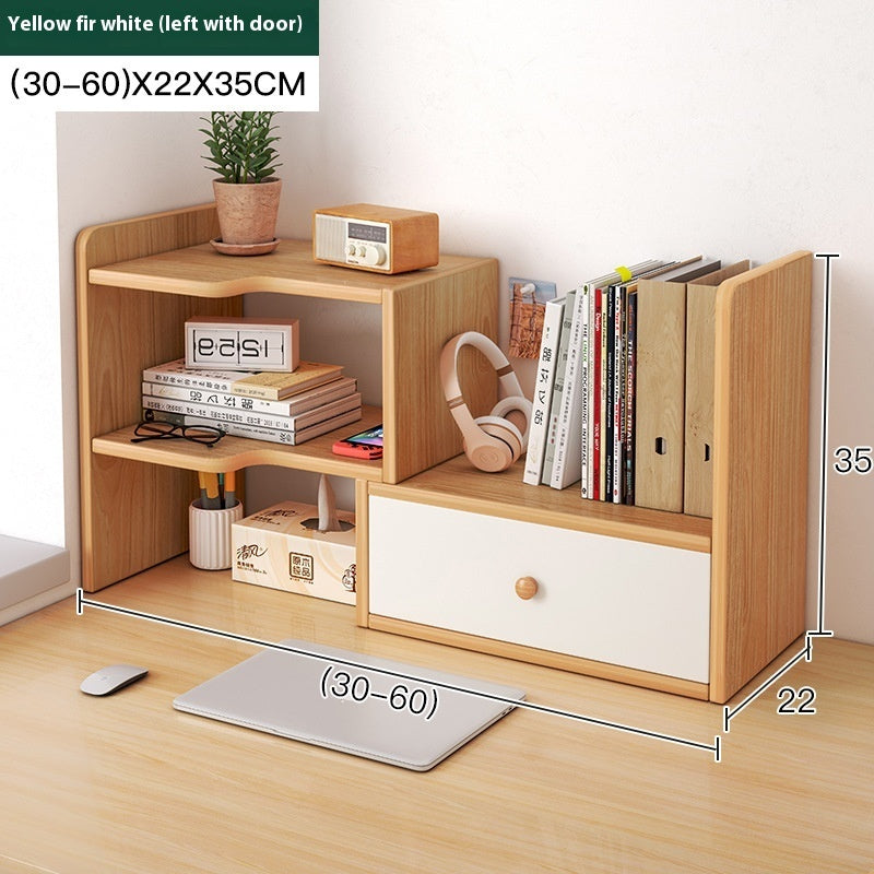 desktop multifunctional storage and bookshelf