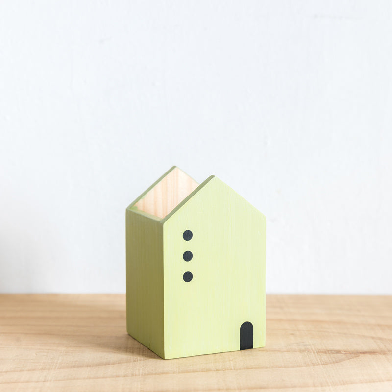 cute wooden Pen Holder - McRick Shop