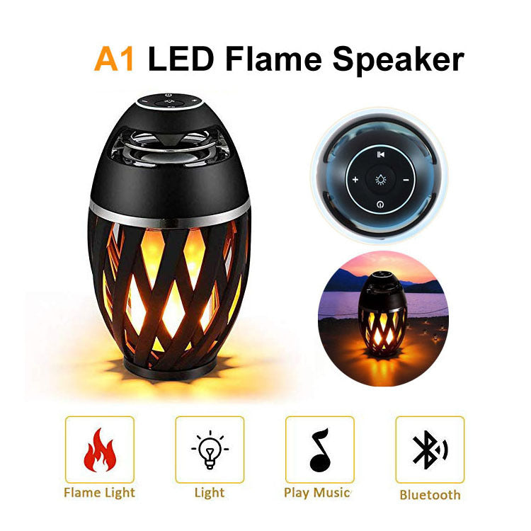 LED Flame Speaker - McRick Shop