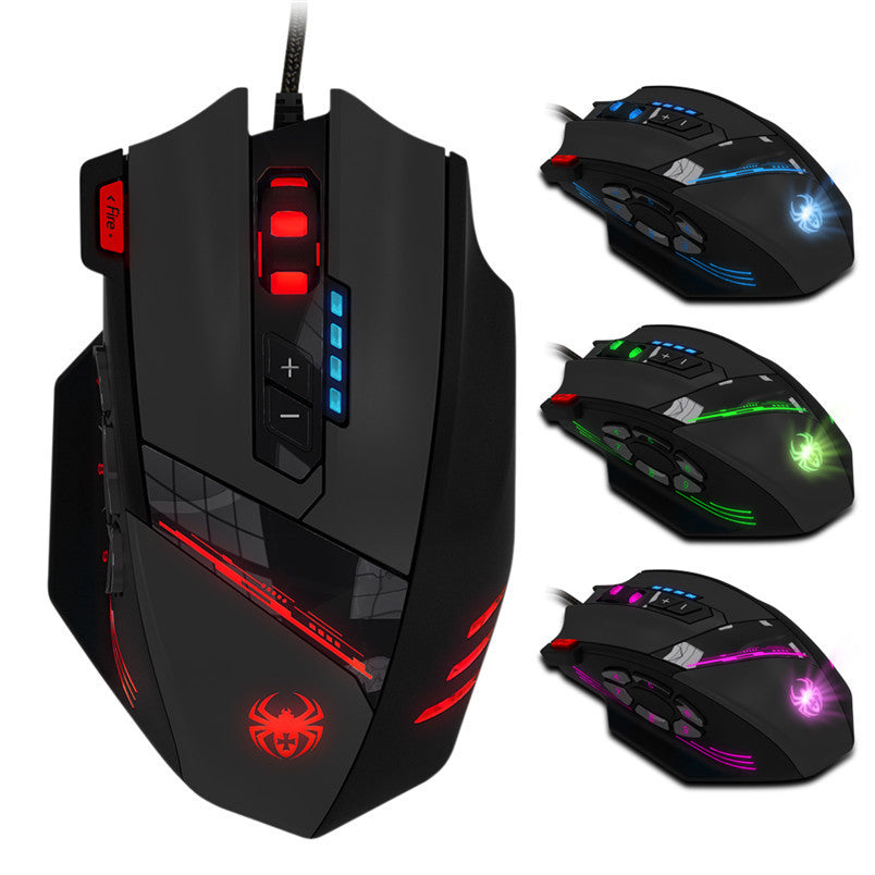 Reliable Hotselling Gaming Mouse Zelotes C-12 Programmable B - McRick Shop