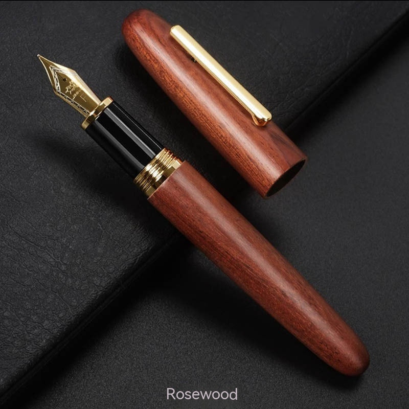 Pen Wooden Pole Rotating Cap Of A Pen Men's And Women's Business Calligraphy Practice