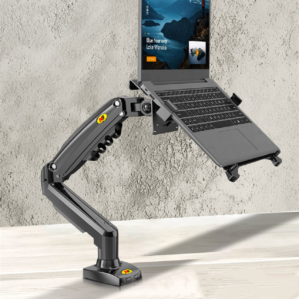 Dual telescopic Monitor holder and Notebook stand - McRick Shop