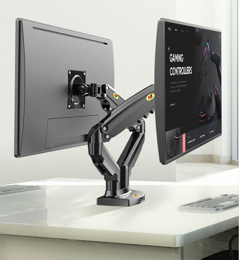 Dual-screen Monitor Stand Base Swivel Lift Telescopic - McRick Shop