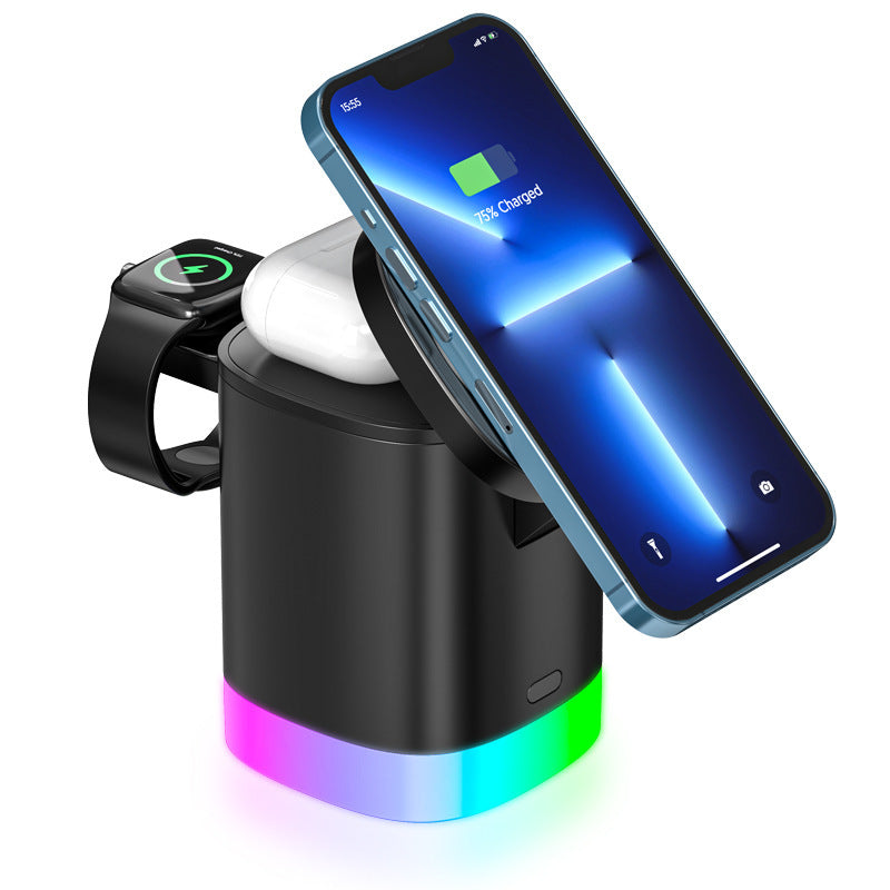 3 in 1 RGB magnetic wireless fast charger - McRick Shop