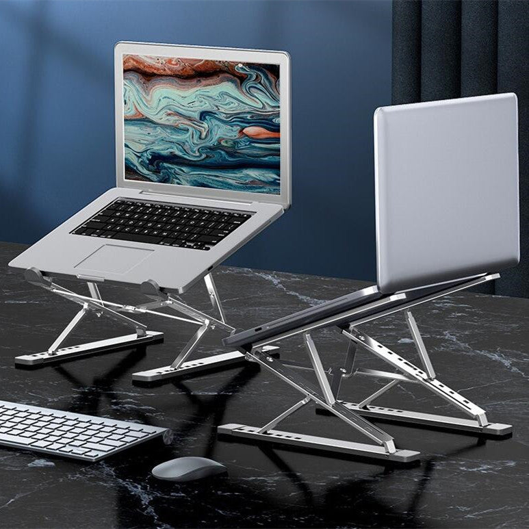 Double Aluminum Alloy foldable Notebook Bracket - McRick Shop