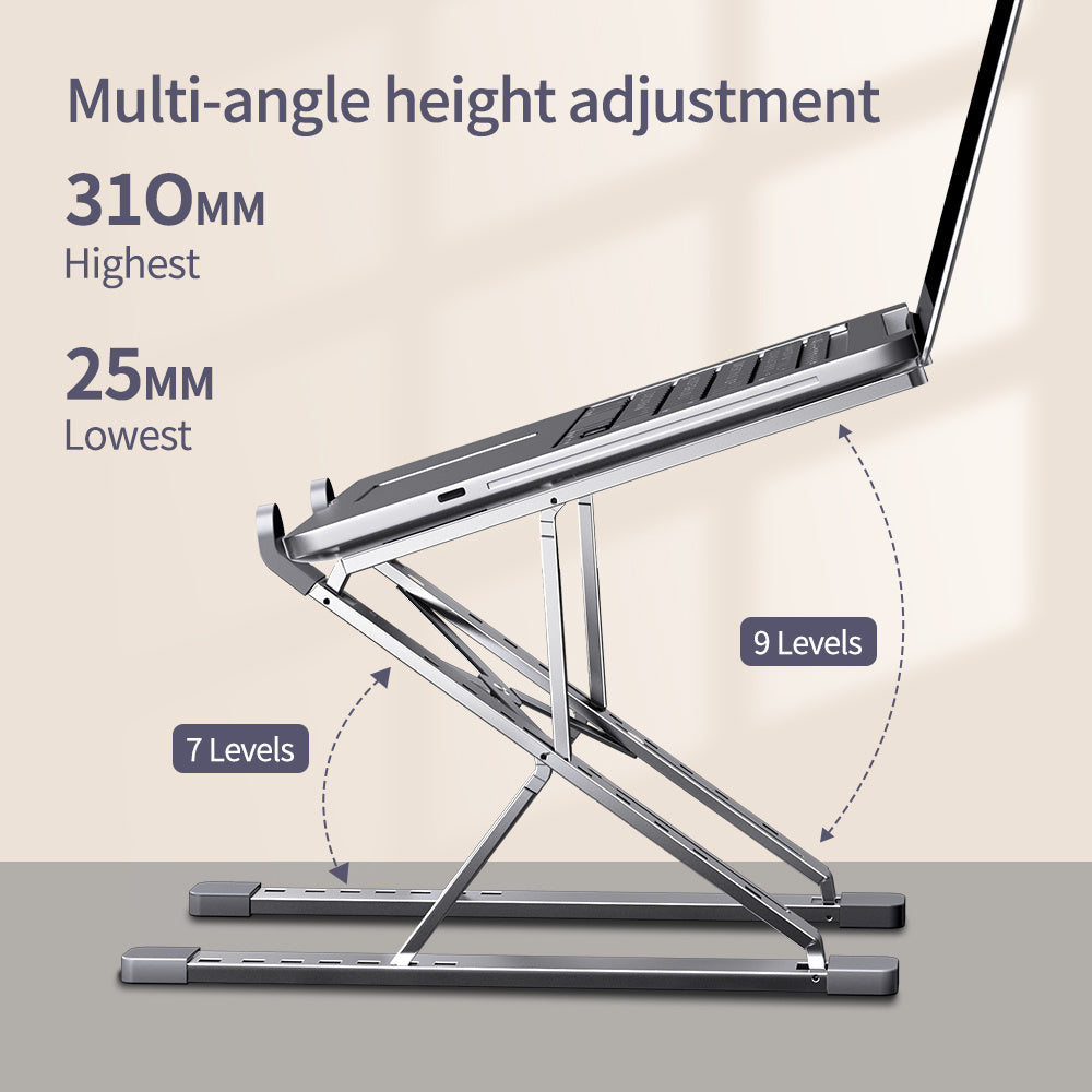 Double Aluminum Alloy foldable Notebook Bracket - McRick Shop