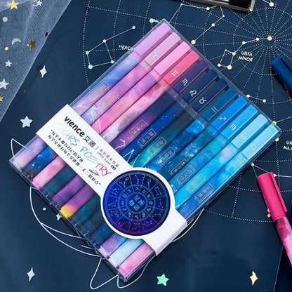 Twelve Constellation Pen Bright Star Pen Zodiac Ballpoint Pen - McRick Shop