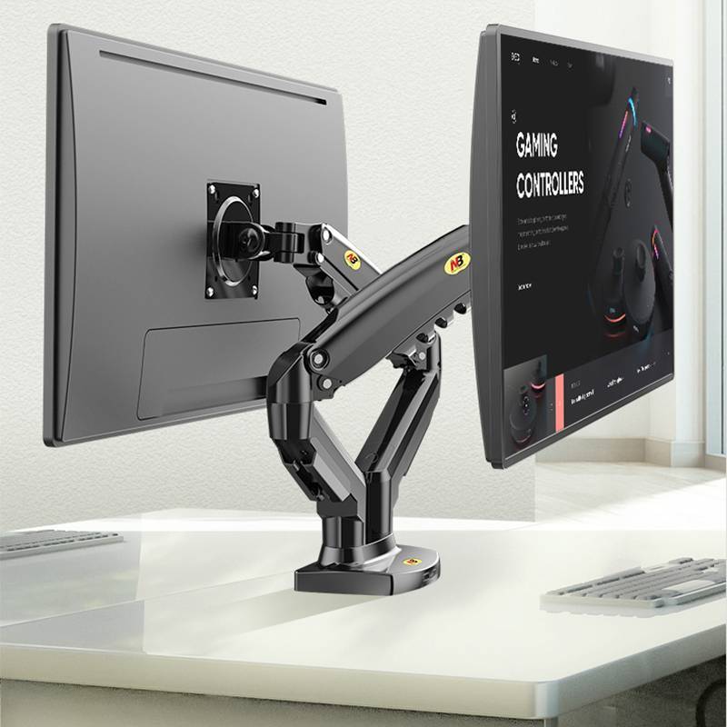 Dual-screen Monitor Stand Base Swivel Lift Telescopic - McRick Shop