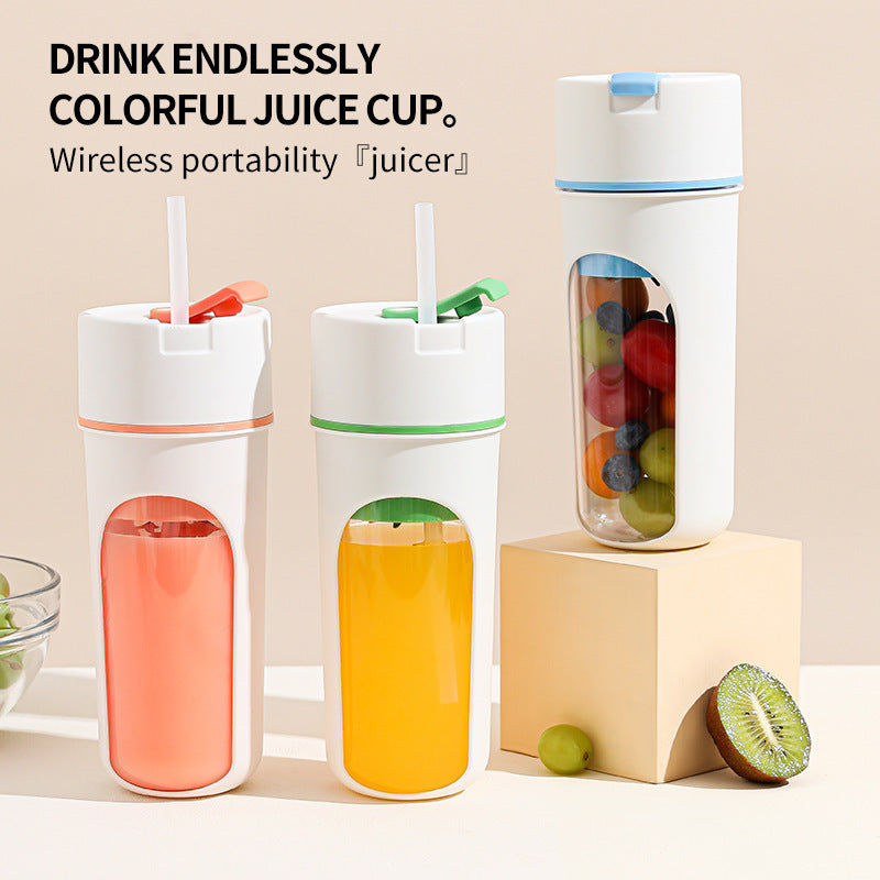 Kitchen Electric Juicer USB Charging Wireless Juices Blender Fruit Orange Mixer Squeezer Machine Ice Crush Cup Food Processor - McRick Shop