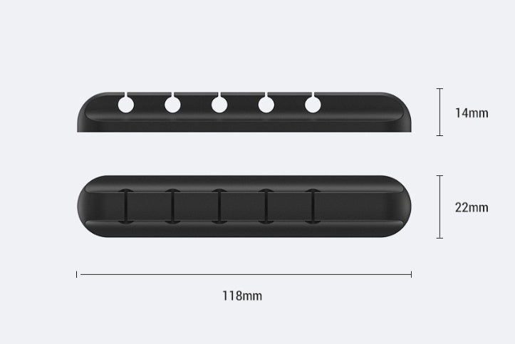 Silicone storage cable management cable clamp - McRick Shop