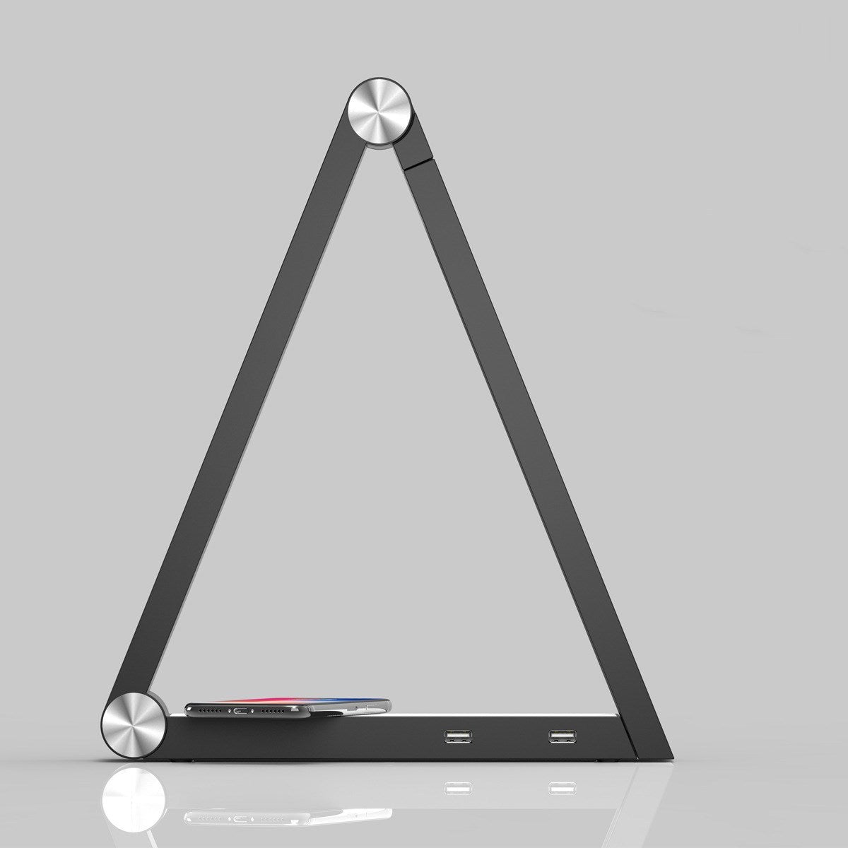 LED Triangle Desk Lamp + Charging Station - McRick Shop