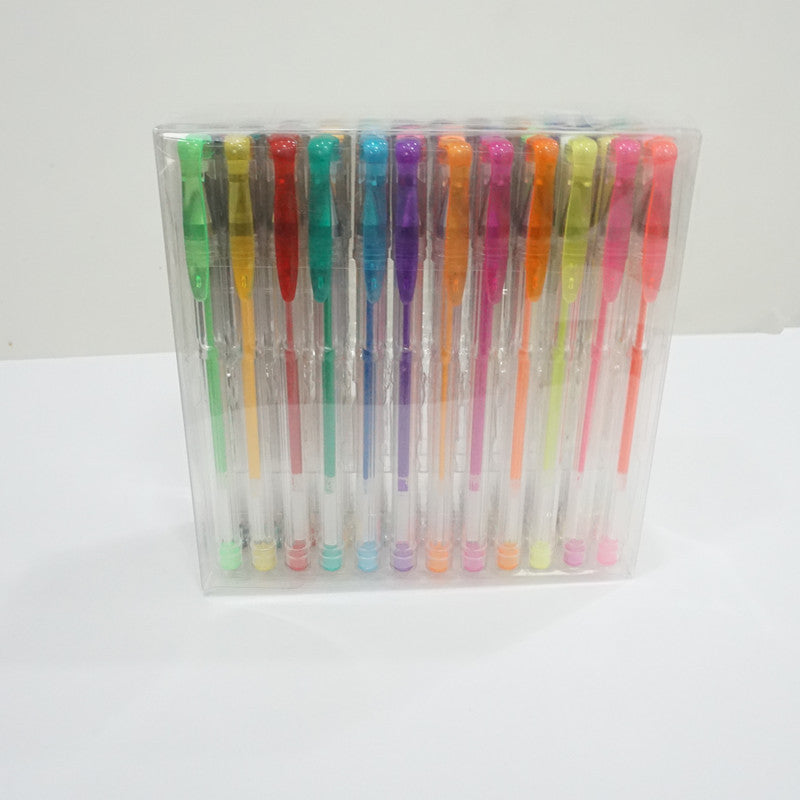 Color Gel Pen Watercolor Pen 100 Color Set Highlighter Pen - McRick Shop