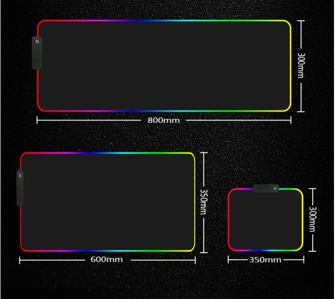 RGB Mouse Pad Luminous Mouse Pad Led Mouse Pad - McRick Shop