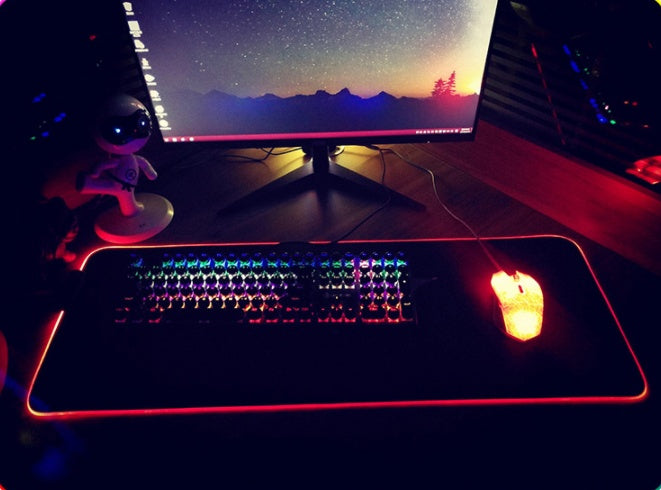 RGB Mouse Pad Luminous Mouse Pad Led Mouse Pad - McRick Shop