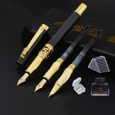 Immortal Pen Student Practice Calligraphy Hard Pen Replacement Ink Sac Gift Box Set - McRick Shop