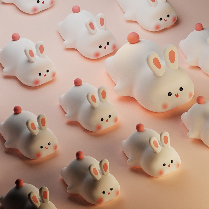 Big Face Bunny Silicone Lamp