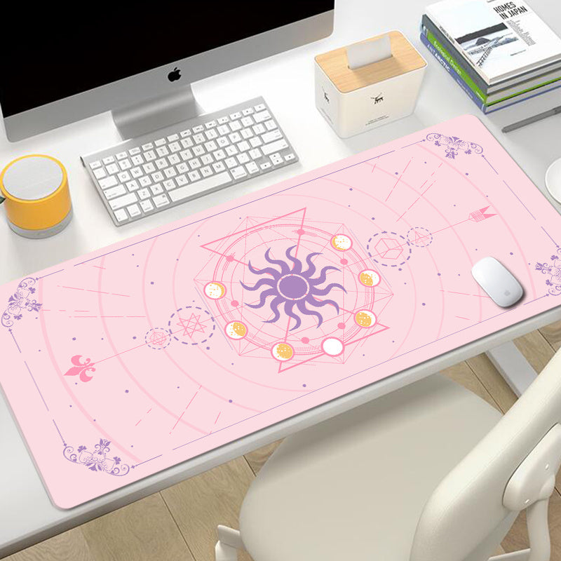 Large Kawaii Girl Gaming Mouse Pad Cute XXL Desk Mat Water Proof Nonslip Laptop Desk Accessories - McRick Shop