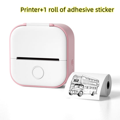 Portable Mini Thermal Label Printer Home Photo Printer Student Wrong Question Printer Bluetooth-compatible Mini Label Printer Price Tag - McRick Shop