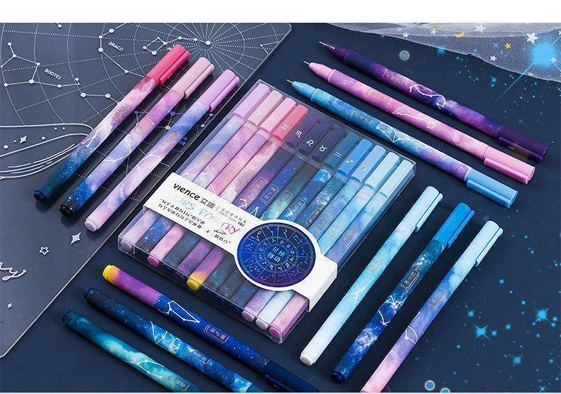 Twelve Constellation Pen Bright Star Pen Zodiac Ballpoint Pen - McRick Shop