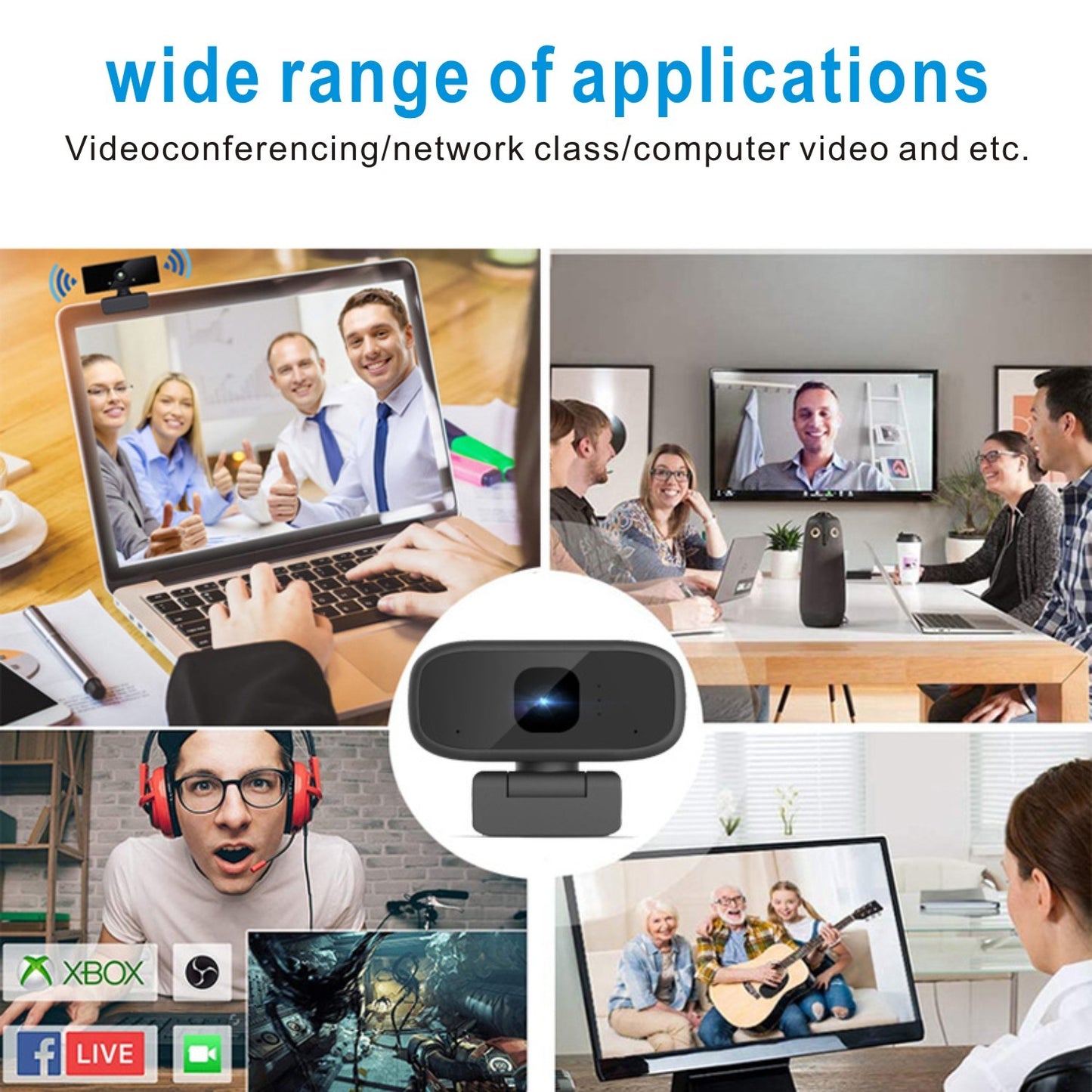 Web Camera Video Webcam Mini Cam With Microphone - McRick Shop