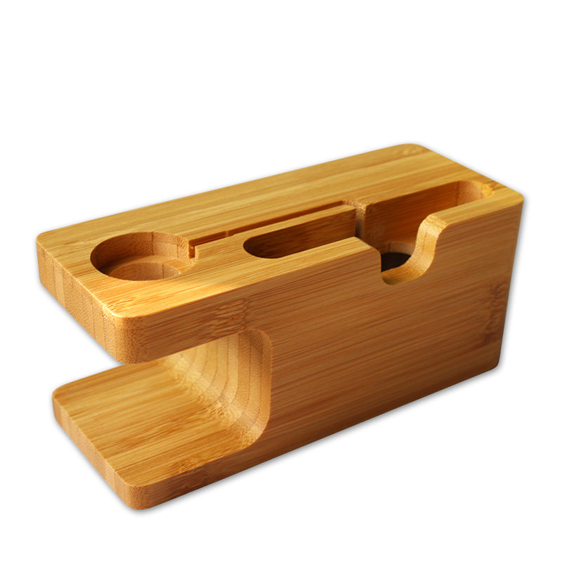 Watch bamboo stand smart phone stand lazy phone stand - McRick Shop